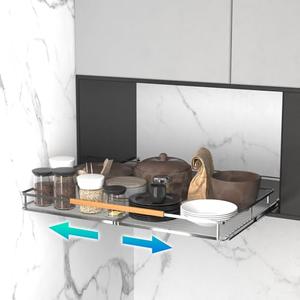 DPZM Expandable Pull Out Cabinet Organizer, Adjustable Width 20.5~37.5" W x 22.7" D, Bottom Mount Under Sink Organizer, Under Sink Organizer, Drawer Organizer Slide Out for Pots Pans DPZM Expandable Pull Out Cabinet Organizer, Adjustable Width 20.5~37.5" W x 22.7" D, Bottom Mount Under Sink Organizer, Under Sink Organizer, Drawer Organizer Slide Out for Pots Pans