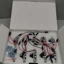 Partsam 10Pcs 1.5 Mini Red Glass Lens Watermelon Lights [Patent Pending], LED Marker Clearance Light Turn Signal for Semi Truck Trailer RV, Compatible with Freightliner Kenworth Peterbilt