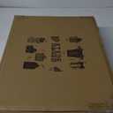 KTKDE 12x16 Picture Frame Set of 5,Black Wooded Shatter Resistant Glass, Vertical & Horizontal Wall Hanging for Wall Display, Studio Gallery Photo Frame for Photos, Posters & Art Prints