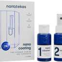 Nano Glass Coating 2-in-1 Kit - Shower Glass and Ceramic protector. Water Repellent spray for glass and Glass Guard for shower doors - Shield against soap residue and hard water stains