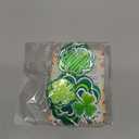 24Pcs St. Patrick's Day Reflective Car Magnets Green Shamrock Magnetic Stickers Clover Garage Magnet Decals for Irish Holiday Decor (Not for Aluminum Alloy Vehicle)