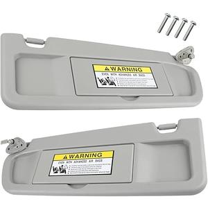 Nakuuly Left Driver and Right Passenger Side Sun Visor Gray Compatible with Honda Civic 2006 2007 2008 2009 2010 2011 Replaces # 83280-SNA-A01ZC 83230-SNA-A01ZC Nakuuly Left Driver and Right Passenger Side Sun Visor Gray Compatible with Honda Civic 2006 2007 2008 2009 2010 2011 Replaces # 83280-SNA-A01ZC 83230-SNA-A01ZC