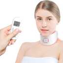 Intelligent Neck Lifting Device, 3 Color LED Neck Massager with Remote Control for Facial Massager | at Home Skin Care Tool