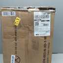 Furnulem White Nightstand with 3 Drawers and 2-Tier Shelf, Small Night Stand End Table Side Furniture, Fabric Storage Organizer for Bedroom, Closet, Hallway, Nursery, Sturdy Steel Frame, Wood Top