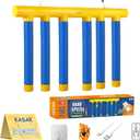 Falling Game Stick Family Games for Adults and Kids Travel Party Reaction Time Training Hand Eye Coordination Reflex Sticks Basketball Drop Hand Speed Challenge by Outdoor Yard Fun Handheld Toys