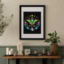 Nuberlic Moth Embroidery Kits for Beginners - Embroidery Starter Cross Stitch Kit DIY Needlepoint Including Cloth with Pattern, Hoop, Needles Instruction and Threads