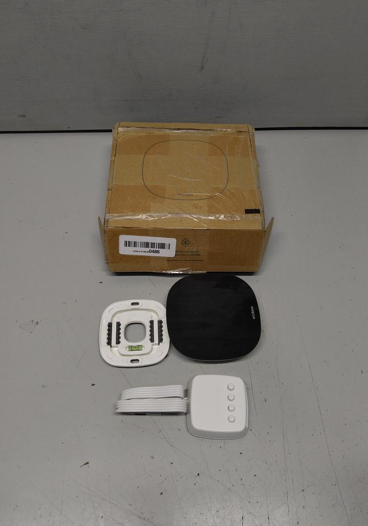 ecobee Smart Thermostat Essential - Energy Star Certified programmable Wi-Fi Thermostat - Works with Siri, Alexa, and Google Assistant