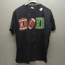 Dad of The 1 Year Old Football First Birthday Boy Family T-Shirt, XL