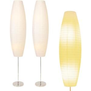 HonoDing Diploma Paper Floor Lamp,Japanese Style Paper Lamps - Rice Papers Floor Lamps-Papers Floor Lamps for Living Room Fits in Modern Room Decor Perfect for Bedroom Decor - 59 Inches Tall (1PCS)