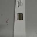 Tilingview 10-Pack Peel and Stick Tile Trim for Backsplash  12" Self-Adhesive PVC Molding Edge, Decorative Pencil Tile Edging for Walls (Light Gold)