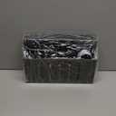 Desk Side Storage, Steel Side Desk Organizer, Clamp on Laptop Mount with Magnetic Pen Holder, No Drill Under Desk Laptop Holder, Table Hanging Storage for Home & Office Organization,  Black