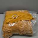 150 Pack Spandex Stretch Chair Sashes Bows, Elastic Stretch Chair Cover Bands Ties with Buckle Slider for Wedding Party Ceremony Reception Event Banquet Decoration (Gold)