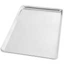 Chef Approved 26" Wide Aluminum Sheet Pan | Full Size Heavy Weight Baking Bun for Restaurant | Closed Bead, 26"W x 18"D x 1.13"H, 16-Gauge (Commercial Oven Use Only, Does Not Fit Residential Oven)