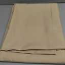 Hiasan Waterproof Tablecloth Rectangle - Washable Fabric Table Cloth for Dining Room Kitchen Birthday Party and Outdoor Use, Beige, 54 x 80 Inch