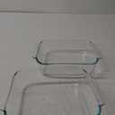 Pyrex 222 Square Clear Glass Baking Dish - 2 Pack Made in the USA