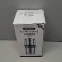 Secura Electric Coffee Grinder and Spice Grinder with 2 Stainless Steel Blades Removable Bowls