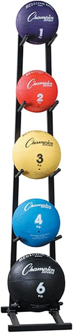 Champion Sports Medicine Ball Storage Durable Racks & Trees for Organized Gym, Fitness & Sports Storage