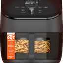 Instant Pot Vortex Plus 6QT ClearCook Air Fryer, Clear Windows, Custom Program Options, 6-in-1 Functions, Crisps, Broils, Roasts, Dehydrates, Bakes, Reheats, from the Makers of Instant Pot, Black, 6 Quarts