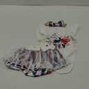 Mioglrie Preemie Clothes Girl Newborn Girl Outfits Infant Baby Girl Clothes Summer Romper Dress Shorts Set, 0-3 M