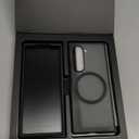 TORRAS Magnetic Shockproof Designed for Samsung Galaxy Z Fold 6 Case, [Compatible with Magsafe] [Military Grade Drop Tested] Translucent Hard Back Slim Phone Case for Samsung Z Fold 6 Case, Black