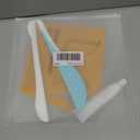 Shower Splash Guard, Splash Guard for Bathtub, Shower Water Guard with Adjustable Silicone Base, Large Water Barrier, Frosted Acrylic & Silicone Base, for Tub, Sinks, Washbasin 11in11in