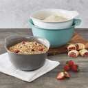 KitchenAid Mixing Bowls with Non-Slip Bottom, Set of 3 (4.5 Qt, 3.5 Qt, 2.5 Qt)
