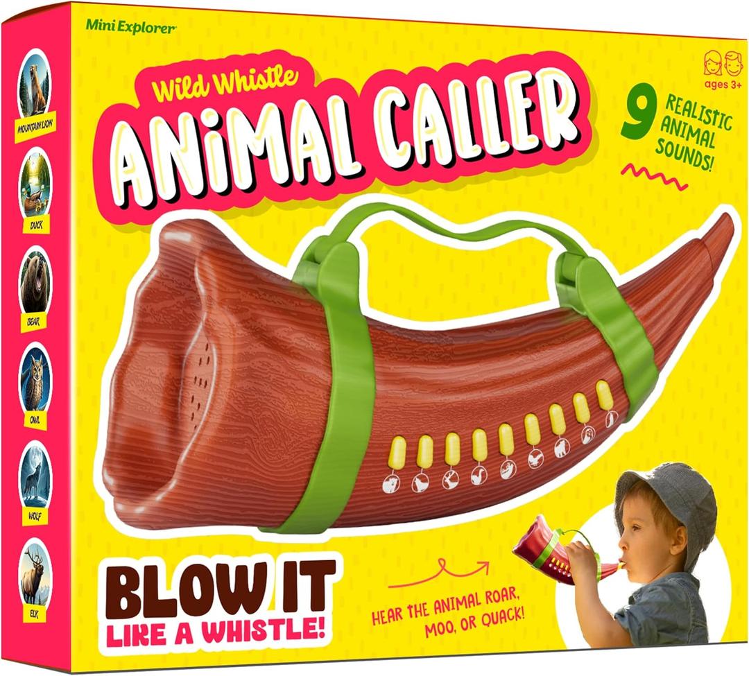 Mini Explorer Animal Caller for Kids Rechargeable - Kids Outdoor Toys Gifts - Outdoor Toys for Boys Ages 3 4 5 6 7 Years - Toy for 4 Year Old Boys - 3 Year Old Boy Gift 3-5, 4-6, 5-7 - Birthday Gifts