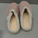 eIsfIt Slippers for Women Wide Diabetic Slippers Memory Foam House Slippers Adjustable Arthritis Edema House Shoes Bedroom Slippers Pink Size 8