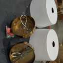 2 Modern Brass Ceiling Sconces