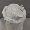 Calm&Relax Fluffy Weighted Blankets for Adults Heavy Weighted Comforter, Thick Down Comforter Blanket with Glass Beads, Machine Washable (Twin Full Size, 15 lbs, 48"72")