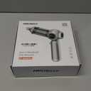 Handheld Car Vacuum Portable Cordless 25000Pa High Power Small Mini Hand Vacuum Cleaner Rechargeable 4-in-1 Compressed Air Duster Blower Pump Wireless Handheld Vac for Car Office Desktop Home Cleaning (Silver)