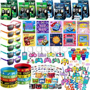 DMIGHT Video Game Party Favors Birthday Supplies for Kids Bags Game On Stuffer Gifts Boys Gamer Party Decorations