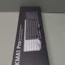 SABLUTE Bluetooth Keyboard and Mouse for Mac  7-Color Backlit, Multi-Device, Rechargeable, Full-Size Wireless Keyboard Mouse Combo with Quiet Scissor-Switch Keys & Tilt Legs for Mac (Silver White)