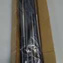 SMODBRODRE Curtain Rods for Window 32 to 62, Black 5/8 inch Splicing Single Window Curtain Rod Set with Brackets