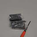 Black Vinyl Record Shelf Wall Mount 8 Pack,Acrylic Album Record Holder Display,Vinyl Record Shelf Stand and Wall Mount Display,Acrylic Record Frame Show Your Favorite LP (Black)