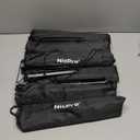 Nicpro Art Folding Easels for Display, 6 Pack 63 Inches Metal Floor Easel Stand Bulk Tripod Black Collapsible for Sign Artist Poster Wedding | with Carry Bag