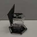 Jealoeur Bird Feeders for Outdoors Hanging Bird Feeder Wild Birds Seed, Black