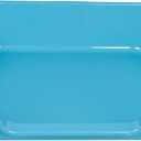 1 Pack Extra Large Dog Litter Box Pan Tray (ABS Material), Low Entry Jumbo Senior Litter Boxes for Multiple Kitten Big Cats, Pet Safe Indoor Dog Potty (Light Blue, 24" L x 20" W)