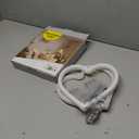 2-Pack Pink Heart Neon Sign, Neon Heart Lights Battery Operated or USB Powered For Valentines Day Decorations, LED Valentines Lights for Wedding Proposal Anniversary Mothers Day Girls Bedroom Decor