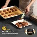 Unbleached 15in x 210ft Parchment Paper Roll for Baking- 262 Sq.Ft with Built-in Metal Cutter, Non-Stick & 450F Safe for Baking,Cooking, Air Fryer, Grilling, Meal Prep