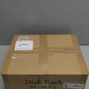 SNTD Dish Drying Rack, Expandable Dish Rack for Kitchen Counter, Stainless Steel Dish Drainer with Drainboard Set and Utensil Holder (Black)