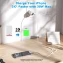 30W iPhone 17/16/15/14/13/12 Charger Fast Charging Block with 6FT Long C to Type C& Lightning Cable.Fast Charging for All iPhone/iPad and Galaxy Series (White 2)