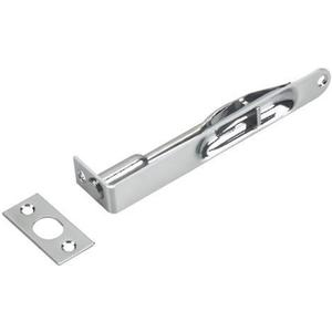 Richelieu Hardware 63CV 6" Flush Bolt with 5/8" Radius End, Chrome, 1 Count (Pack of 1)