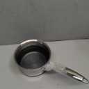 Prime Cuisine 1.3QT Tri-Ply Hybrid Stainless Steel Saucepan , Non Stick Small Sauce Pan for Cooking, Honeycomb Nonstick Pot, Induction Compatible Saucepan, Stay Cool Handle, Oven Safe, (Without a Lid)