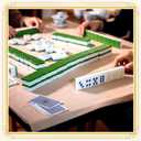 Patelai 160 Pcs Mini American Mahjong Set, Fruit Themed Tiles, 1.2 x 0.87 x 0.55 inches