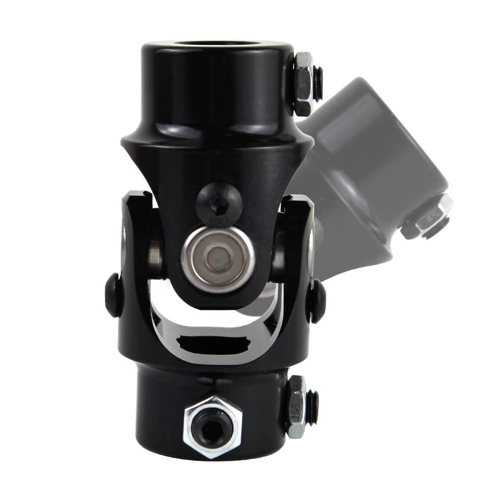 5/8"- 36 Spline x 3/4" DD Black Steering Universal U Joint Single Steering Shaft 83mm