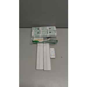 EZVALO 3-Pack Under Cabinet Lighting with Charging Station, 2000mAh Rechargeable Wireless Motion Sensor Lights, 3 Color Temps, Dimmable, Timer, Magnetic, with Remote Control for Kitchen, Closet