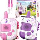 Walkie Talkies for Kids Ages 3-9 - 2 Pack Outdoor Adventure Toys with 1000ft Range,Unicorn Toys Birthday Gifts for 4 5 6 7 8 Year Old Girls Christmas Xmas Gifts