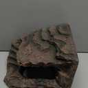 Resin Reptile Hideouts Cave Habitat Decor for Gecko Leopard Lizards Toad Turtle (B- Extra Large)