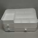 Makeup Organizer Tween Girls Gifts,Large Capacity Bathroom Organizer and Storage with Drawers Trendy Stuff ,Vanity,Bathroom Countertop,Bedroom Storage for Skincare,Cosmetics,Perfume,Brushes,Eyeshadow (white)